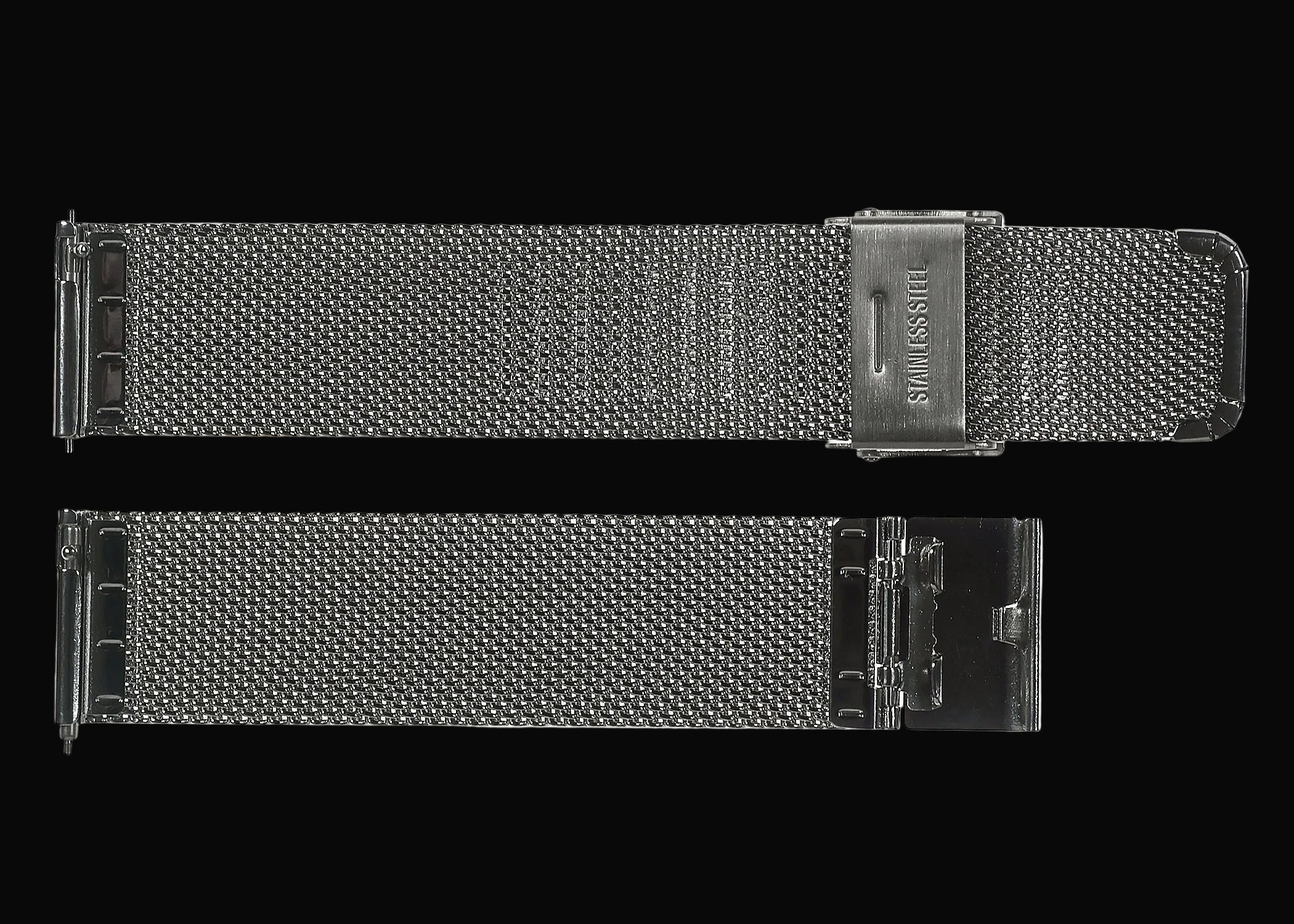 Classic 22mm Milanese Watch Bracelet in Stainless Steel.