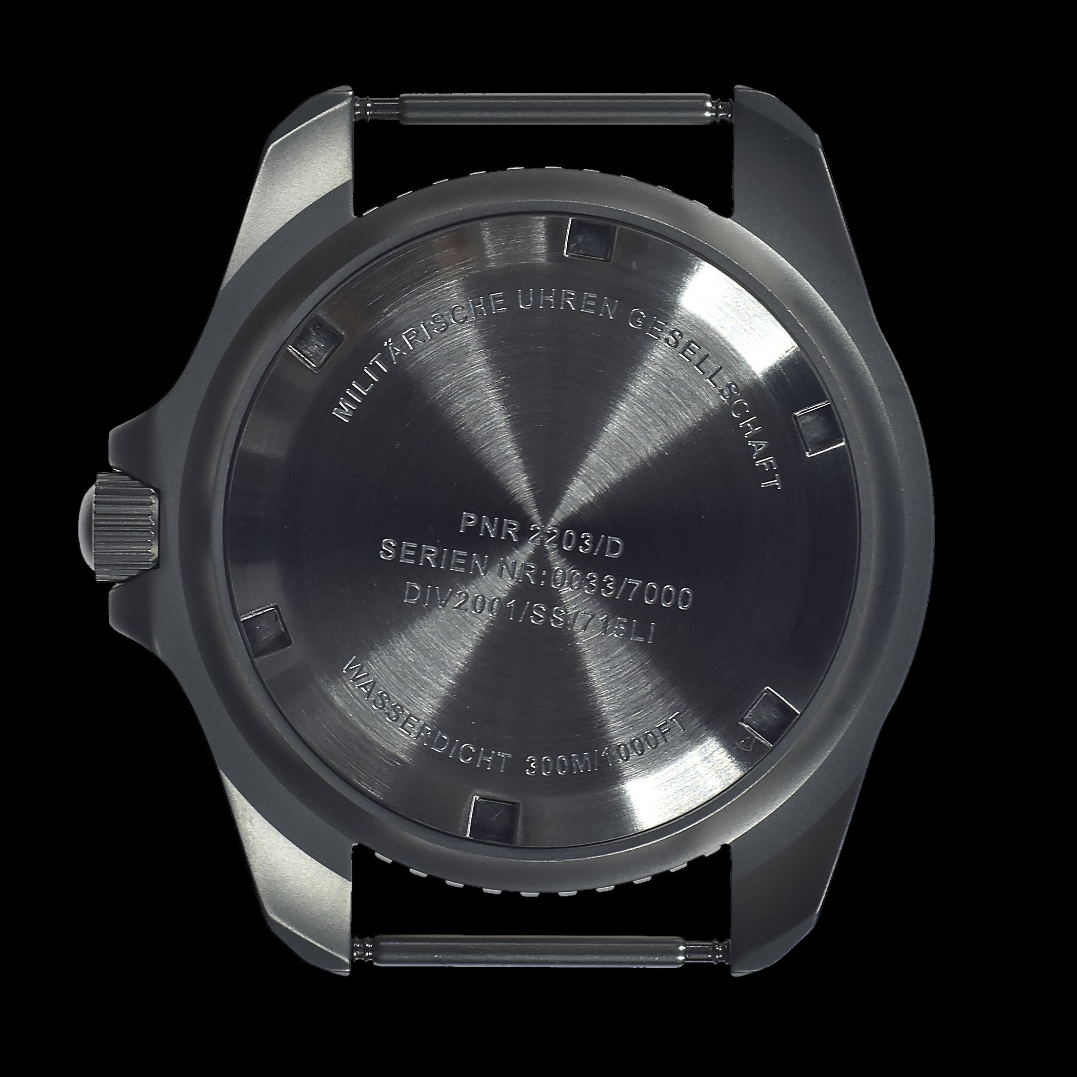 MWC 1999-2001 Pattern Automatic Military Divers Watch - Retro Luminous Paint, Ceramic Bezel and Sapphire Crystal