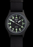 MWC G10 100m / 330ft Water resistant Search and Rescue (SAR) Black PVD Steel Military Watch with Sapphire Crystal - NATO Stock Number: NSN 6645-99-493-1283
