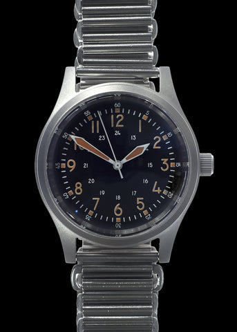 A-11 1940s WWII Pattern Military Watch With Shatter and Scratch Resistant Box Sapphire Crystal (Automatic)