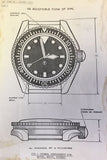 MWC Automatic Black PVD Military Divers Watch  - Tritium / GTLS Illumination, Ceramic Bezel and Sapphire Crystal