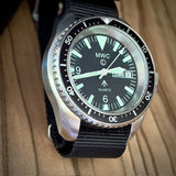 MWC 1999-2001 Pattern Quartz Day/Date Military Divers Watch with Stainless Steel Case and Sapphire Crystal
