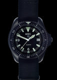 Latest MWC 2024 Pattern Quartz PVD Military Divers Watch with Sapphire Crystal and 10 Year Battery Life - NATO STOCK NUMBER NSN 6645-99-969-5589