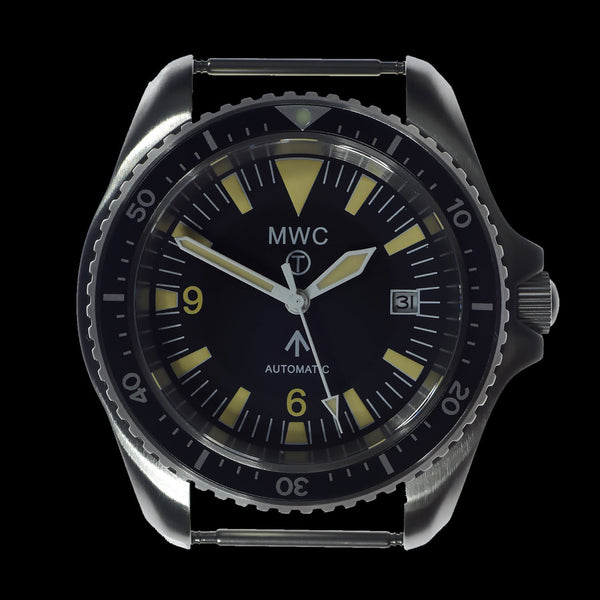 MWC 1999-2001 Pattern Automatic Military Divers Watch  - Retro Luminous Paint, Sapphire Crystal, 60 Hour Power Reserve