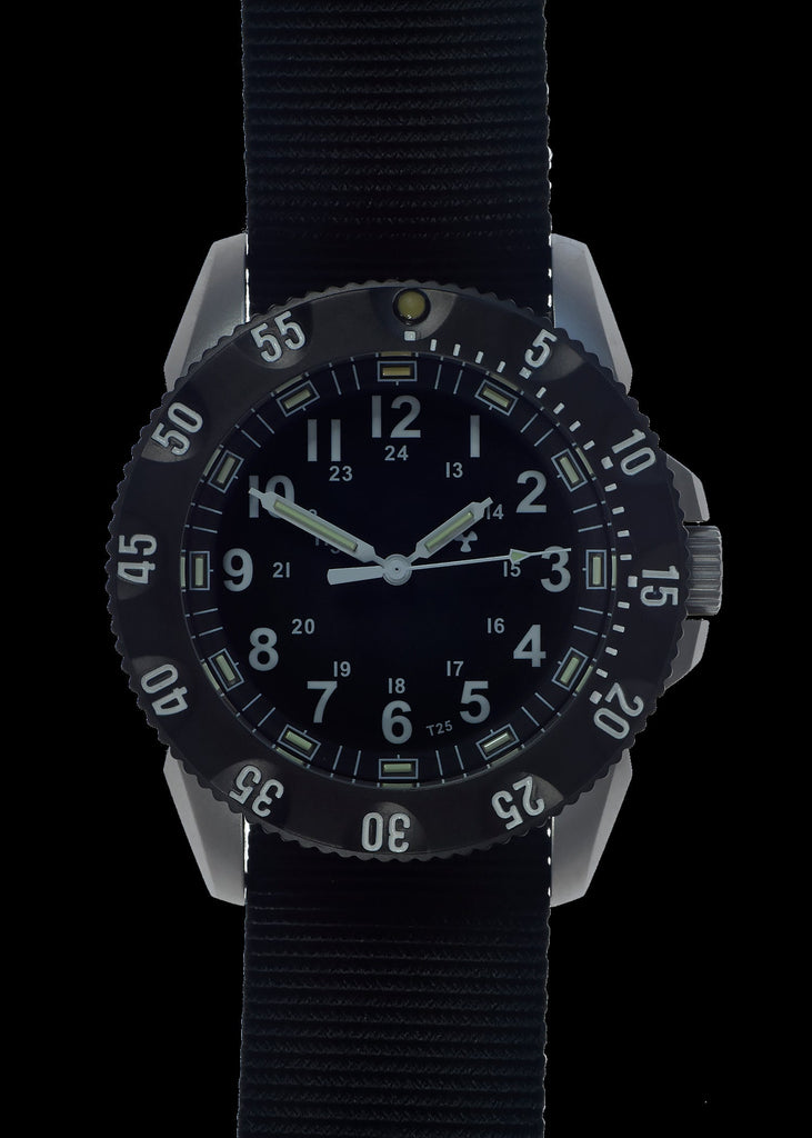 MWC P656 Titanium Tactical Series Watch with GTLS Tritium and Ten Year Battery Life (Non Date Version) - Ex Display watch from a trade show in Italy - Half Price to Clear