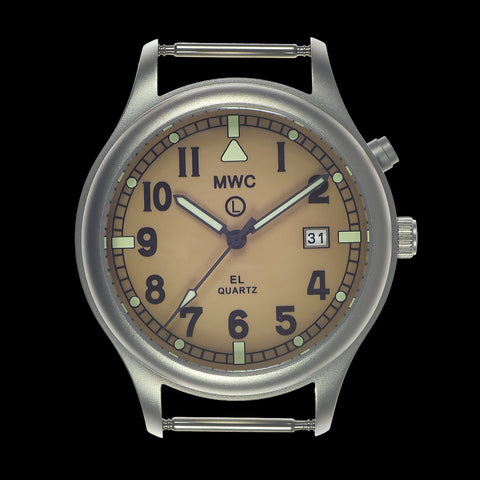 MWC G10EL General Service Watch with Sand Coloured Electroluminescent (EL) Backlit Dial