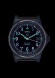 MWC G10LM European Pattern Military Watch in Covert Non Reflective Black PVD Steel