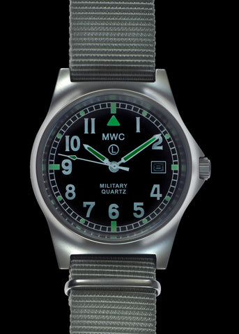 MWC G10 LM - UK NATO Pattern Stainless Steel Military Watch With Date Window - Limited Edition Contract Watch