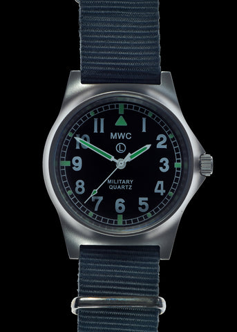 MWC G10LM European Pattern Military Watch in Covert Non Reflective Black PVD Steel