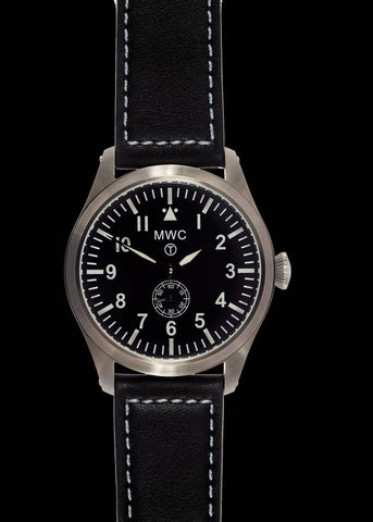 MWC Classic 46mm Limited Edition XL Automatic Military Pilots Watch with Sapphire Crystal