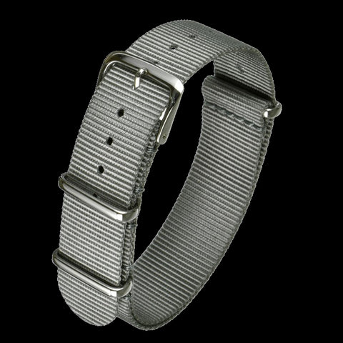 18mm Grey NATO Military Watch Strap