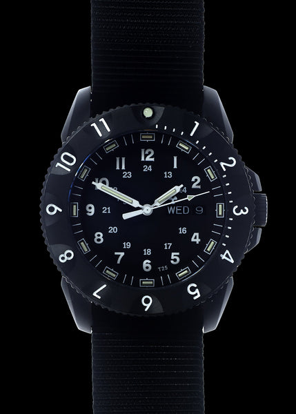 MWC P656 2025 Model PVD Tactical Series Watch with Day/Date, GTLS Tritium and Sapphire Crystal