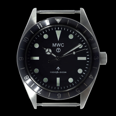 MWC Classic 1960s Pattern Divers Watch with Luminova Luminous Paint and a Hybrid Mechanical/Quartz Movement