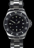 MWC 21 Jewel 300m Water Resistant Automatic Military Divers watch on Steel Bracelet with Sapphire Crystal and Ceramic Bezel