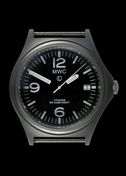 MWC Combat Elite Titanium Military Watch, 300m Water Resistant, 10 Year Battery Life, Luminova and Sapphire Crystal - Watch Used for Images and Promotion