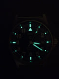 MWC G10LM European Pattern Military Watch With White Dial in Covert Non Reflective Black PVD Steel (Date Version)