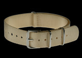 18mm NATO Webbing Strap - Light Sand / Desert Pattern