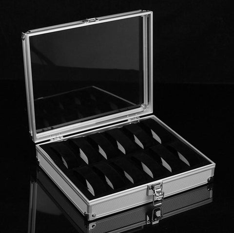 MWC Protective Travel Watch Box with A Plate for Personalization