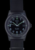 MWC G10LM European Pattern Military Watch in Covert Non Reflective Black PVD Steel