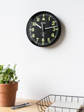 MWC Retro G10 Pattern Military Wall Clock with Silent Quartz Movement and Sweep Second Hand (Size 30.5 cm / approx 12