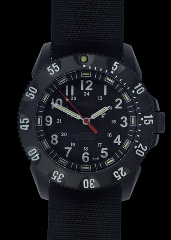 MWC P656 Latest  Model Titanium Tactical Series Watch with GTLS Tritium and Ten Year Battery Life (Date Version)