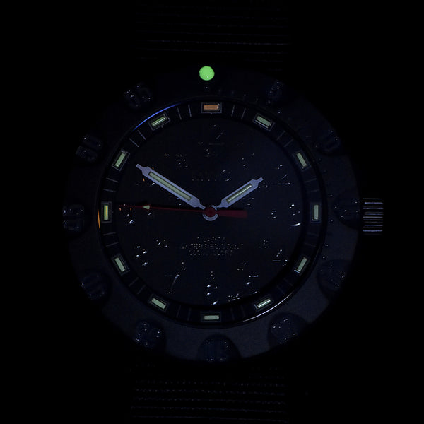 MWC P656 2025 Model PVD Tactical Series Watch with GTLS Tritium, Sapphire Crystal and a 24 Jewel Automatic Movement